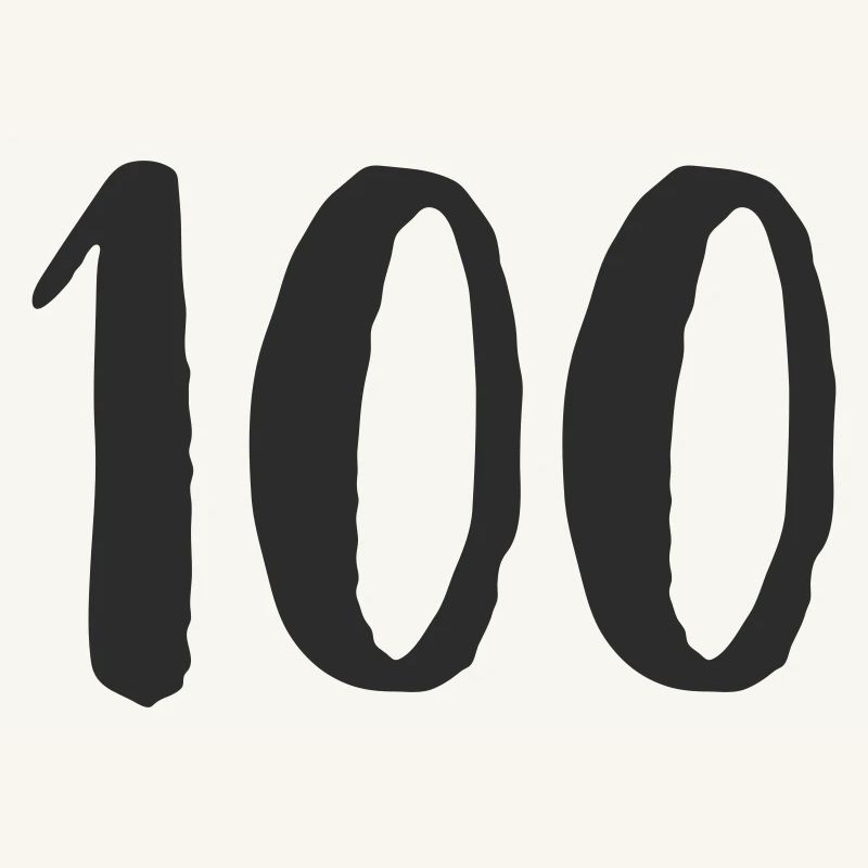 100 Hand Drawn