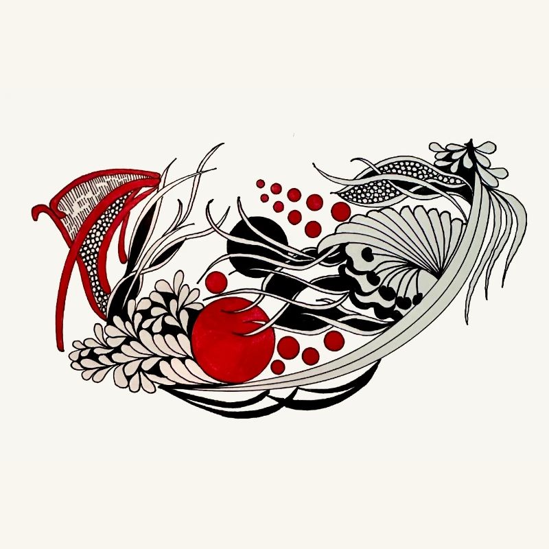 Flowing Flower Shell Waves