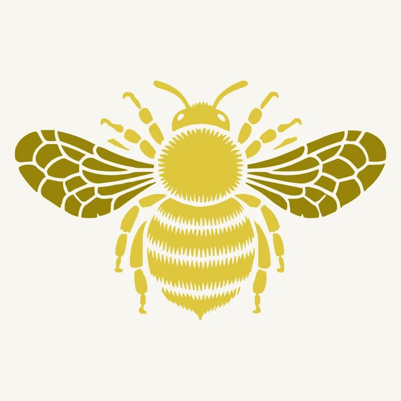 Golden Bee Pattern