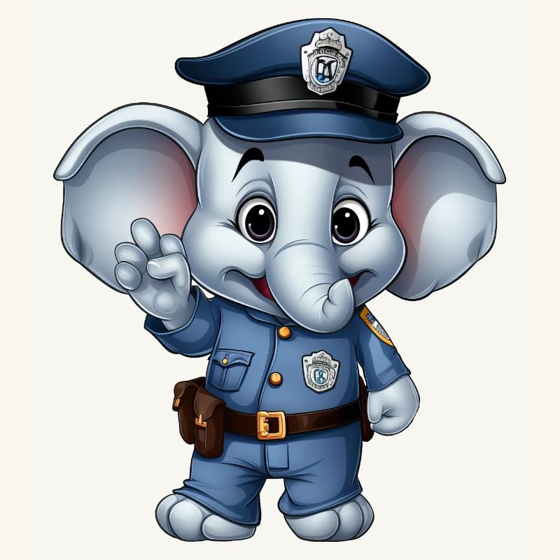 Polizei Elefäntchen