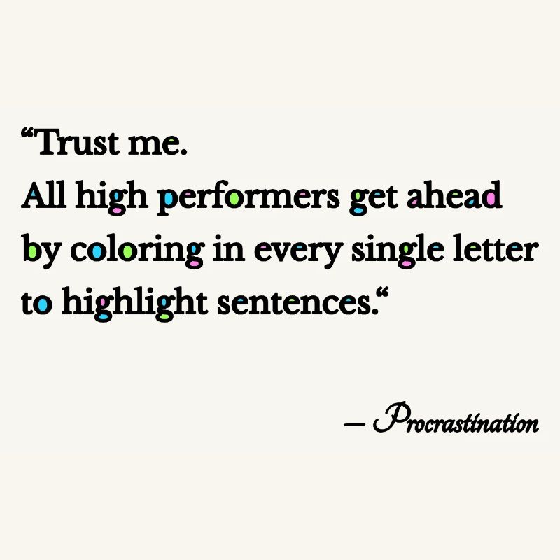 Procrastination