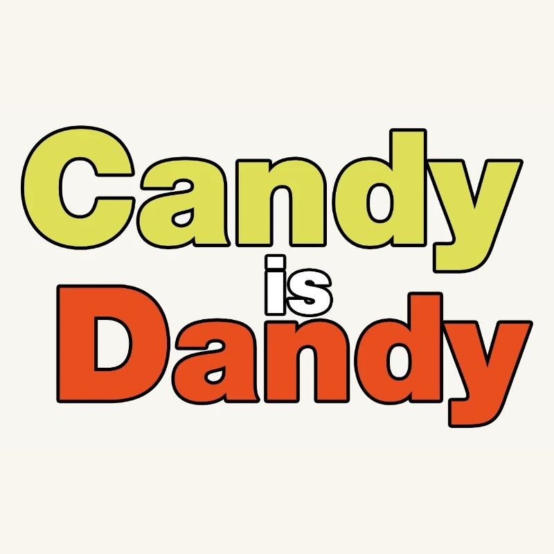 Candy is Dandy Bold Typographie