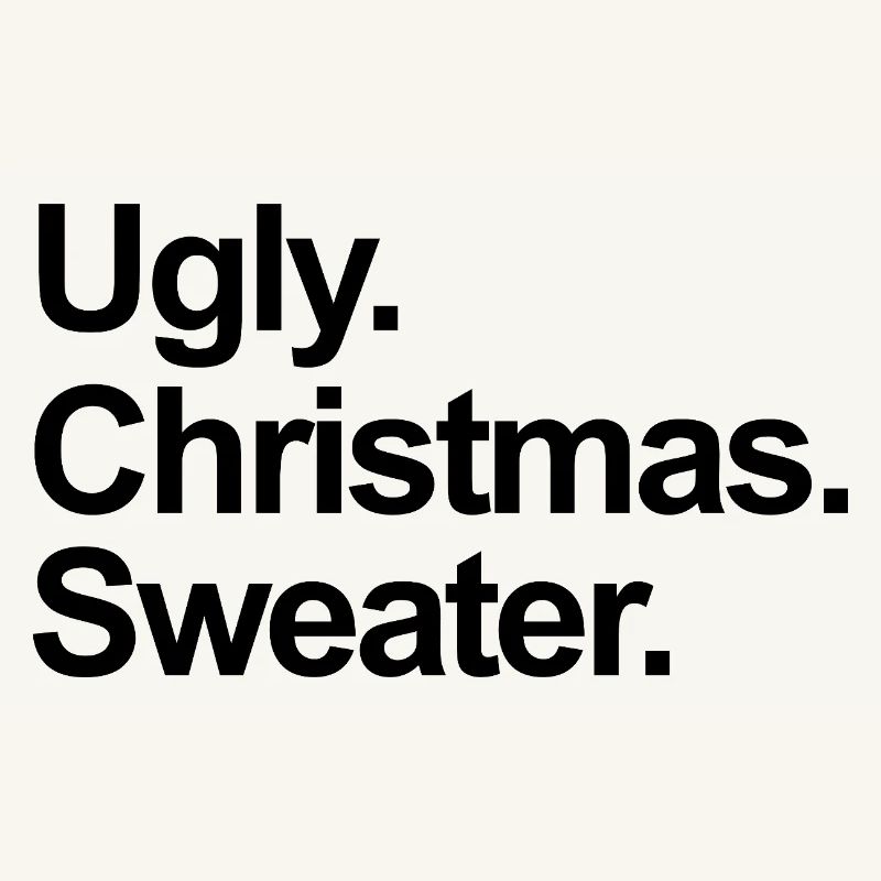 Pull de Noël moche