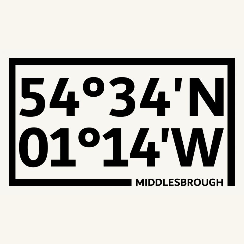 Coordonnées de Middlesbrough