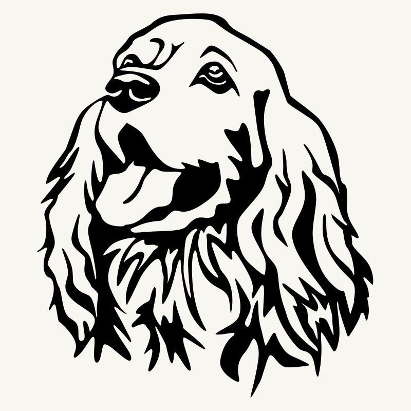 Tête de Cocker Spaniel