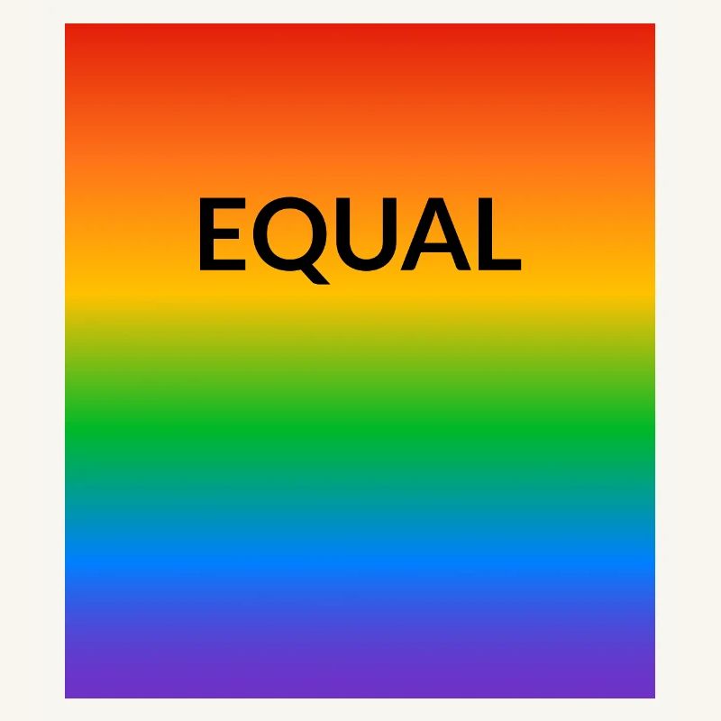 Rainbow Equal LGBT Pride Monat