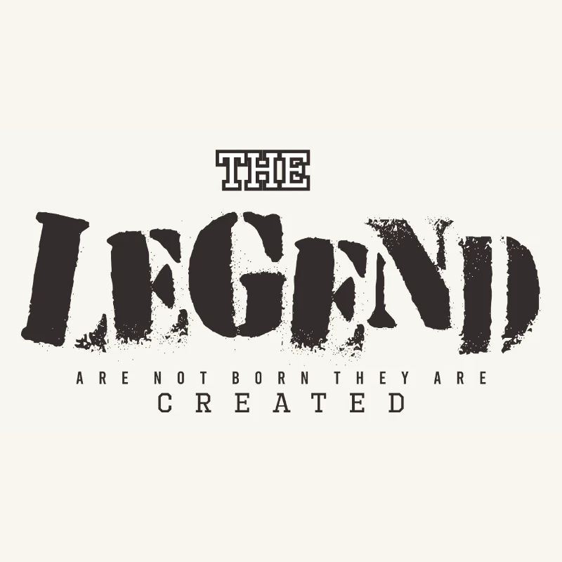 Legends are immortal on clothing