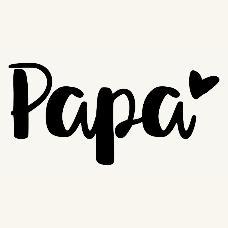 Papa Herz für Väter oder alle, die es noch werden