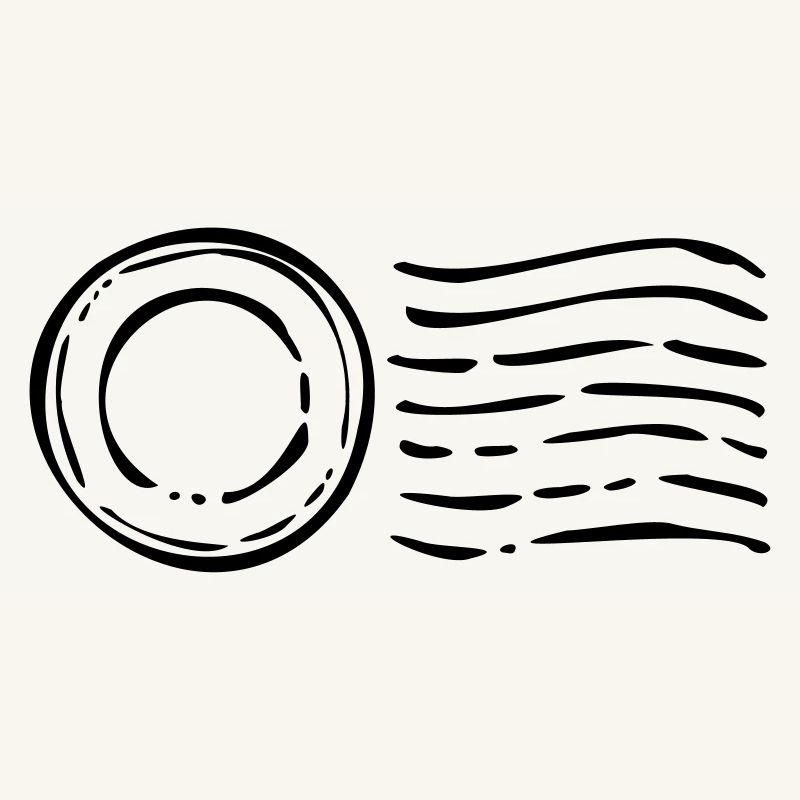 Postmark post stamp Cachet de la poste