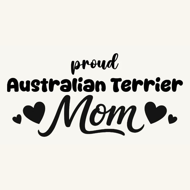  Stolze Aussie Terrier Mutter, Australischer