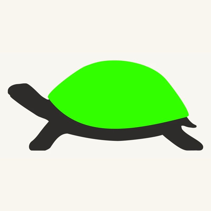 Gezeichnete Schildkröte 
