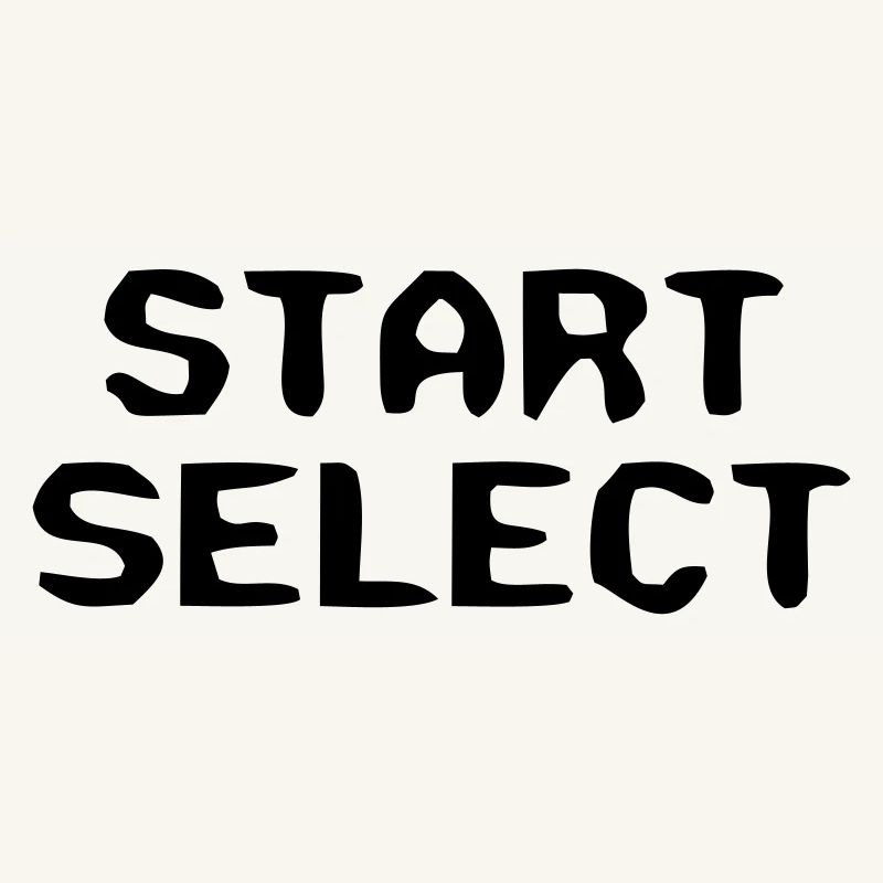 Start Select 8-Bit Text