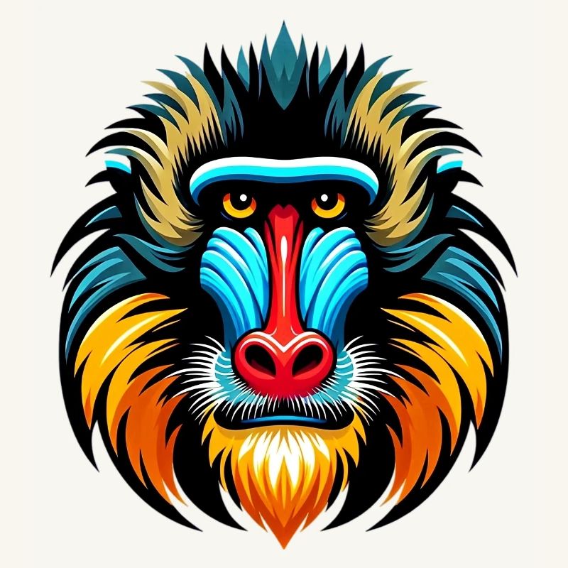 Mandrill-Affe