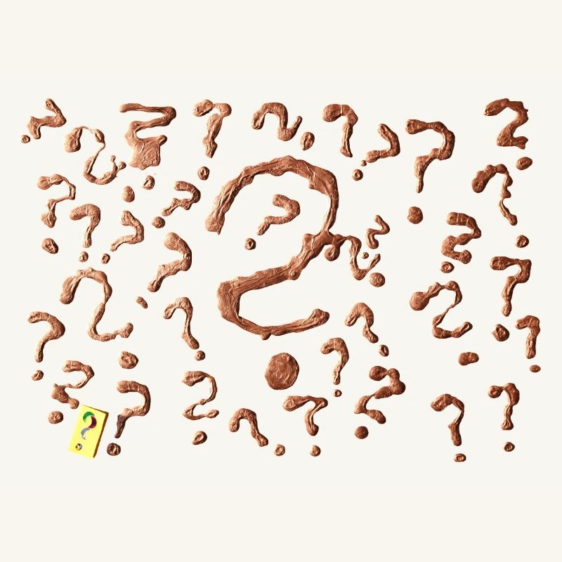 De nombreuses œuvres d’art avec points d’interrogation