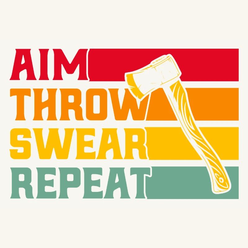 Professional axe throwing competitions in axe throwing