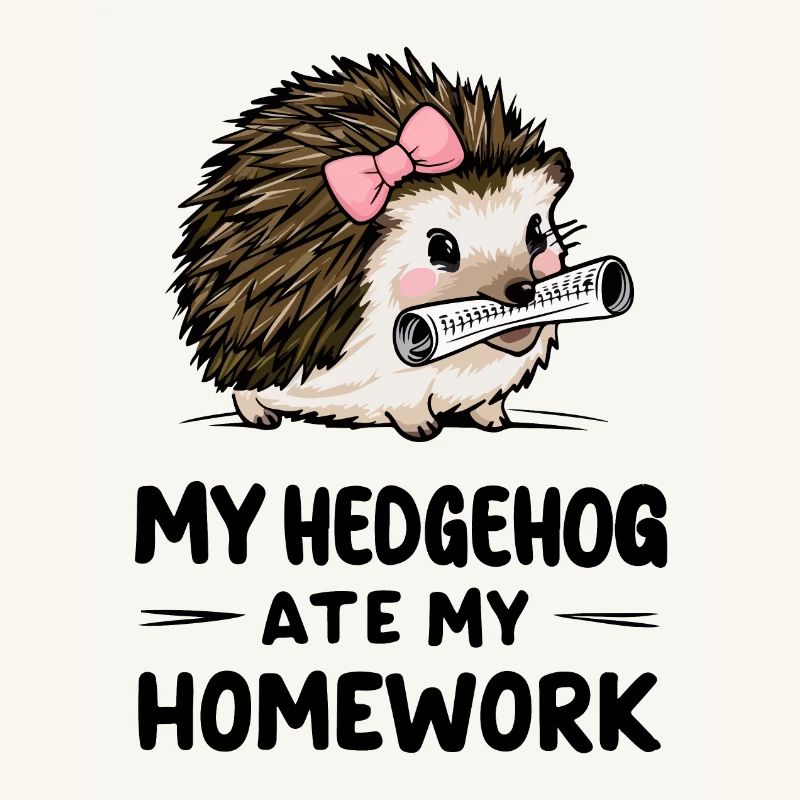 Mon hérisson a mangé mes devoirs