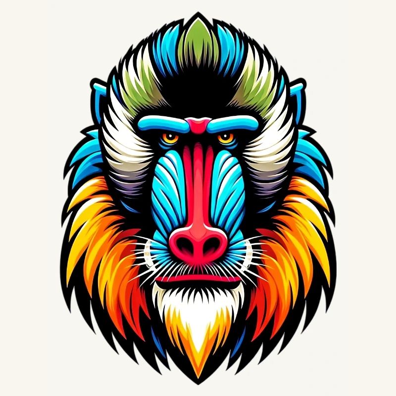 Mandrill-Affe