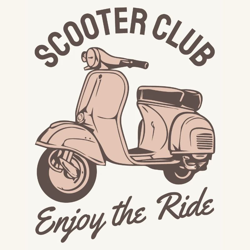 Motorroller Roller Rollerfahrer Geschenk