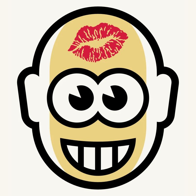 Baldy With Kiss On Forehead (3C)