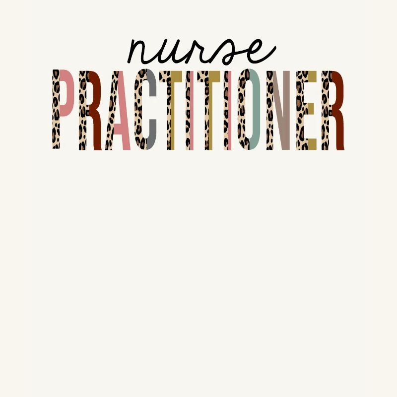 Krankenschwester Practitioner Leopard Print lustig