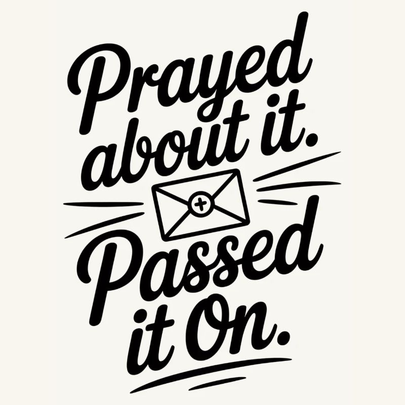 Prayed About It Passed It On Prayer