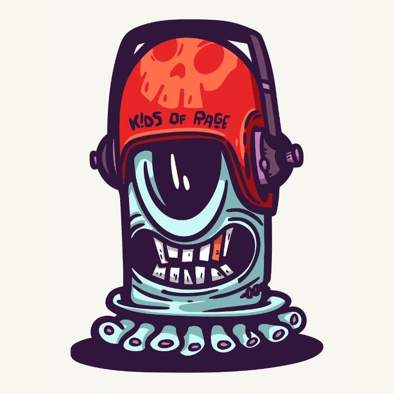 Schädel-Weltraumhelm