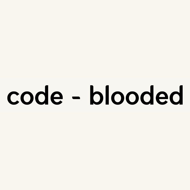 Code Blooded Programming Software Developer Admin
