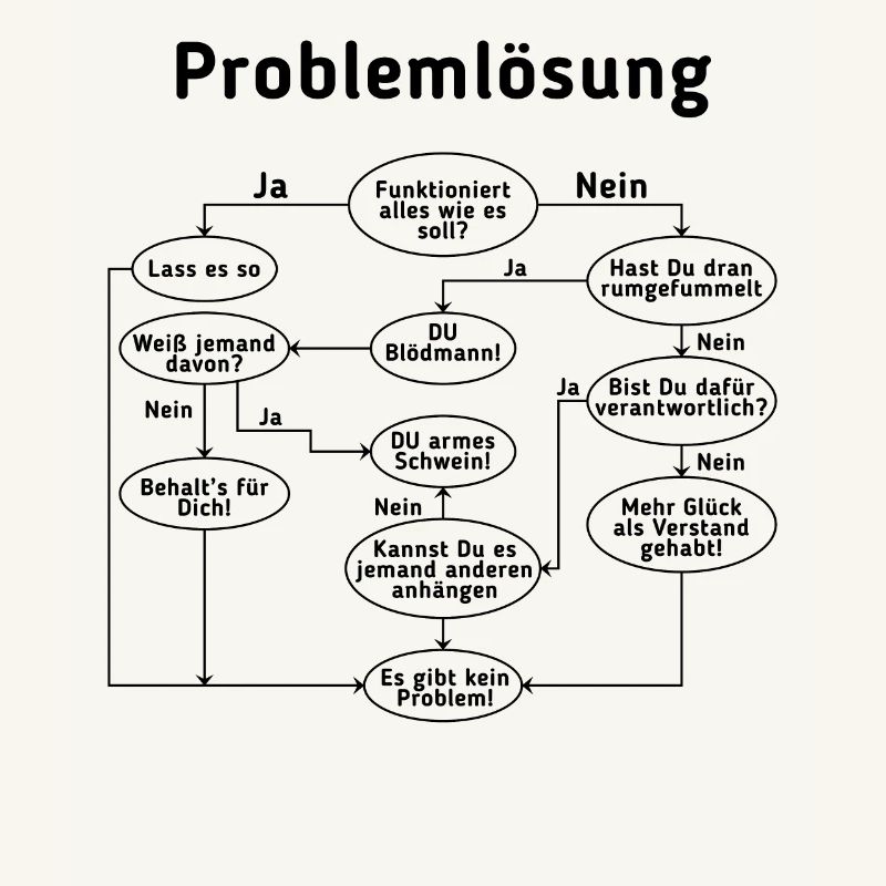 Programmierer Problemlösung Computer Nerd Admin Ge