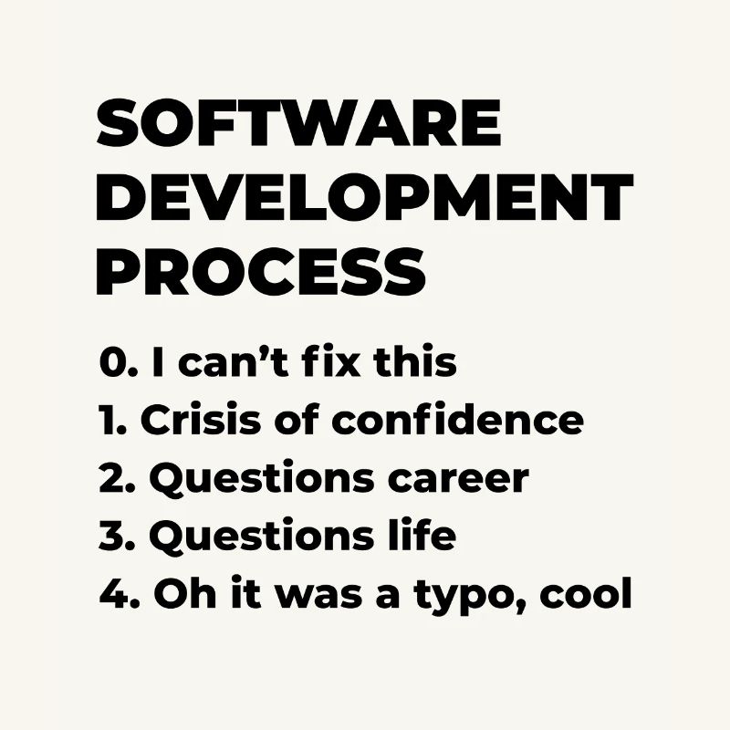 Software Development Process Programmer Coder Nerd