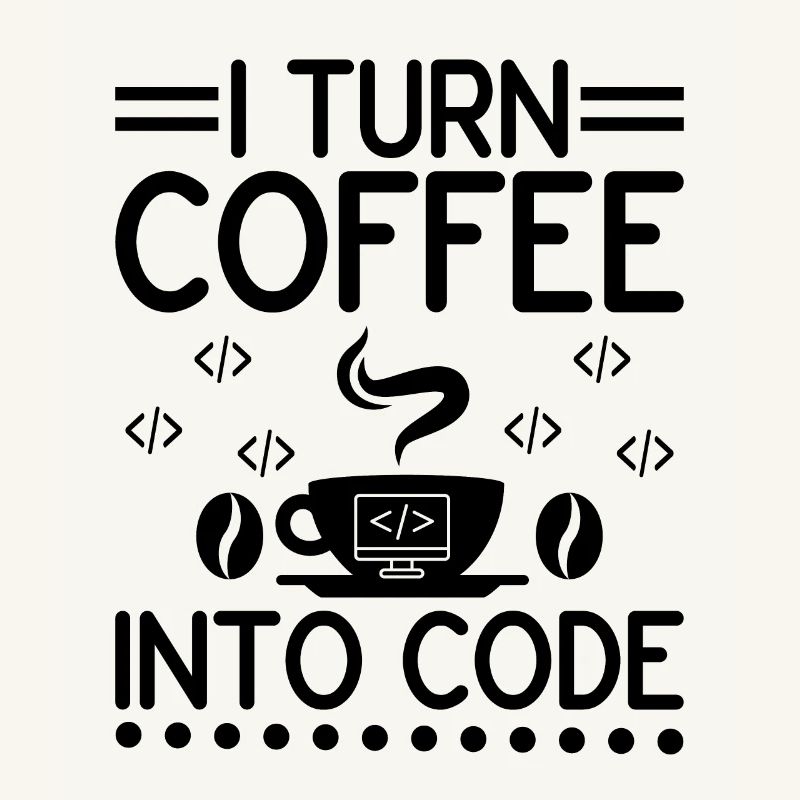 Café Codage Programmeur Codeur Développeur Nerd Coff