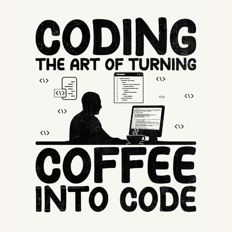 Café Codage Programmeur Codeur Développeur Nerd Coff
