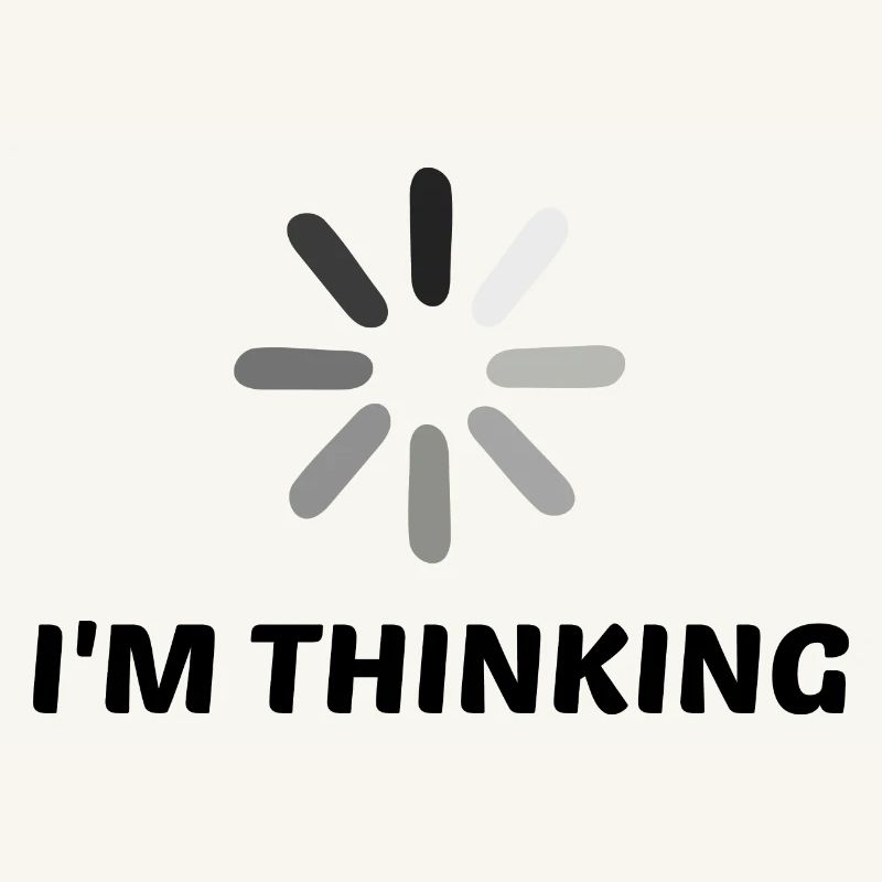 I'm Thinking Coder Software Developer Programmer N