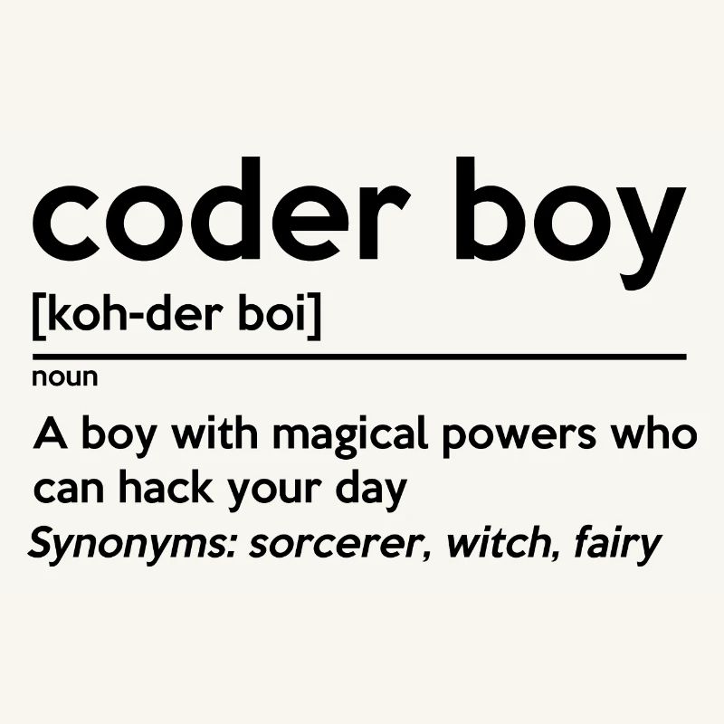 Coding Boy Definition Noun Software Developer Prog
