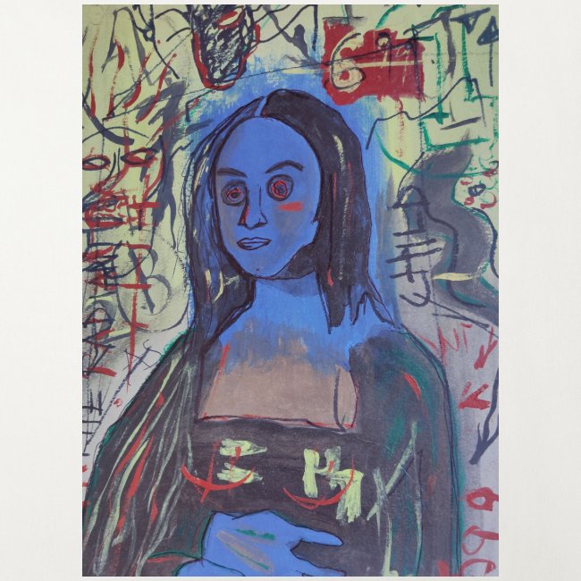 Homenaje a Mona Lisa Basquiat. Arte ponible.