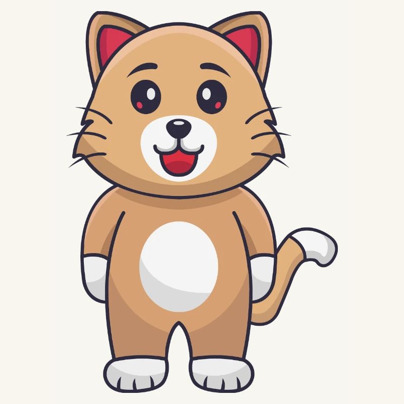 Karikatur-Katze