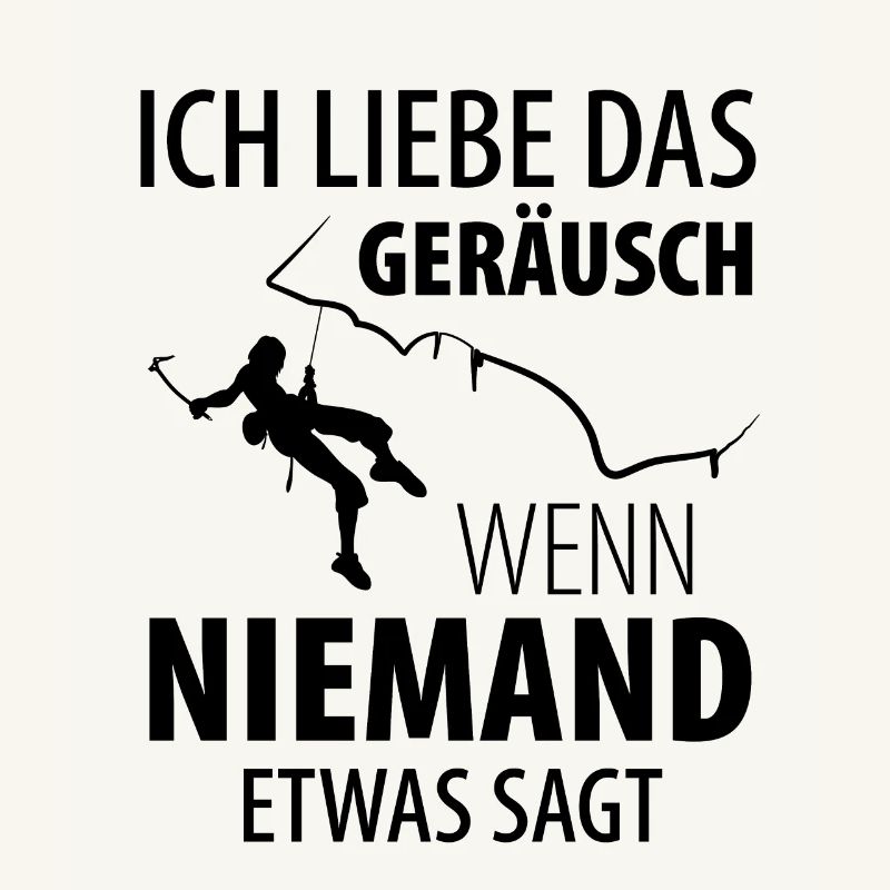 Eisklettern Eiskletterer Eispickel