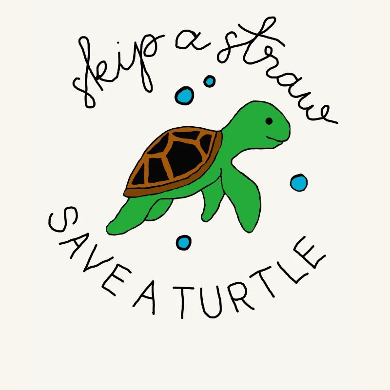 SKIP A STRAW SAVE A TURTLE