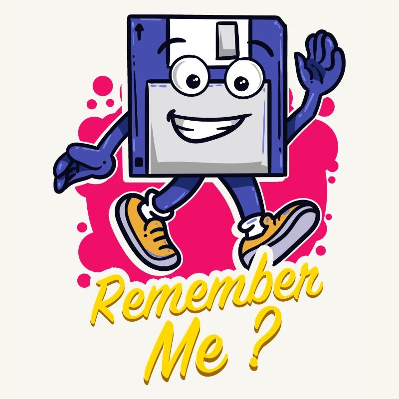 Programmeur Retro-diskette Disquette