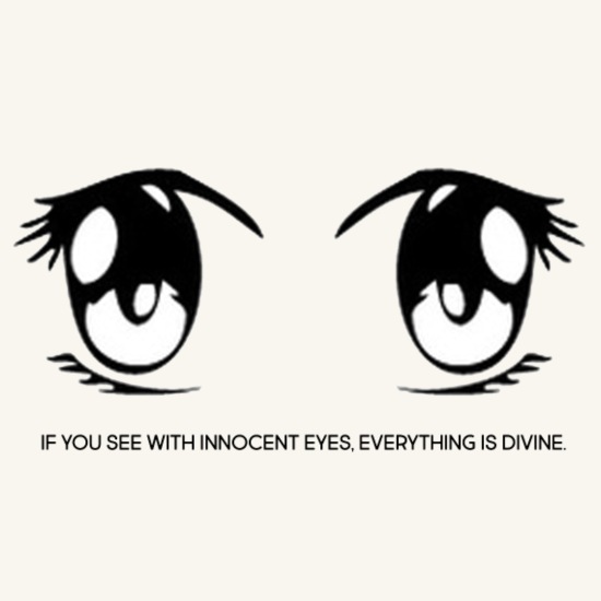 Ojos inocentes | Anime manga ojos' Funda de cojín | Spreadshirt