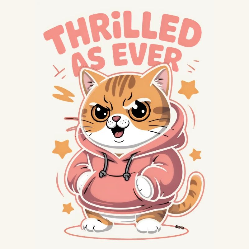 Conception ludique du sweat à capuche pour chat