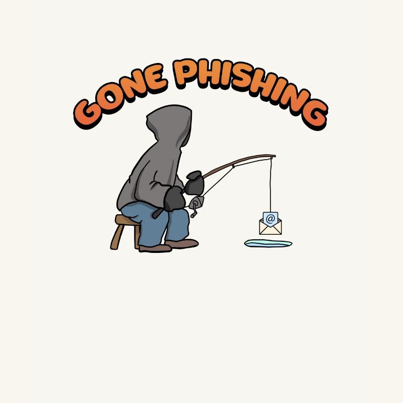 Gone Phishing Hacking Computer Hacker Gift