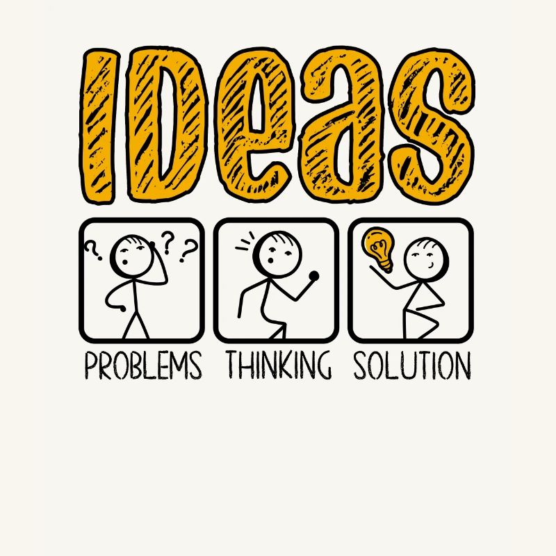 Problem Thinking Stick Figure Solution Thinker