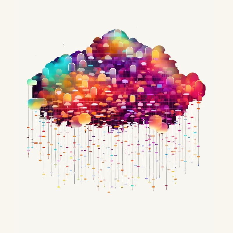 Cloud Computing Cyberpunk Developer IT Computer