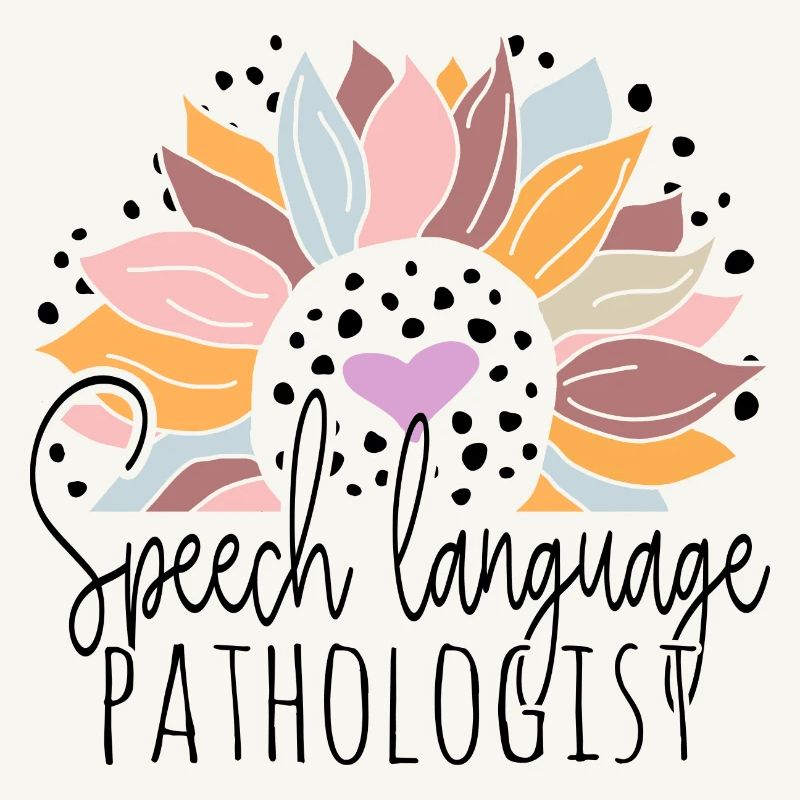 Cute Sunflower Speech Language Pathologist