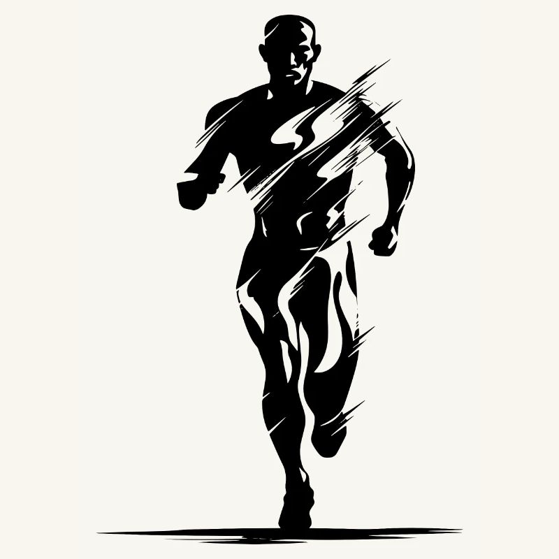 Jogger Drawing