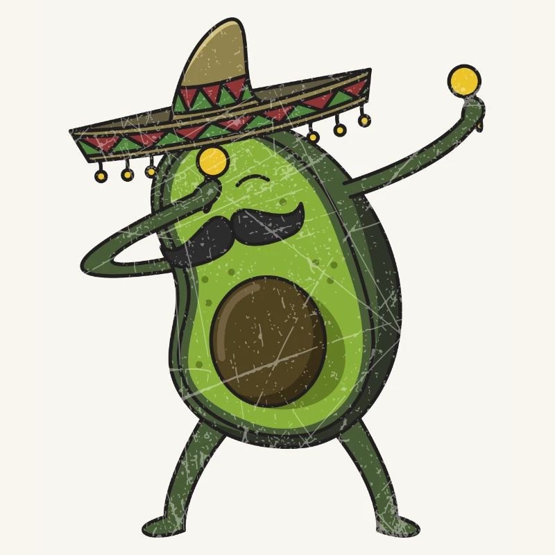 Avocado - Dab Pose - Dabbing - Geschenk