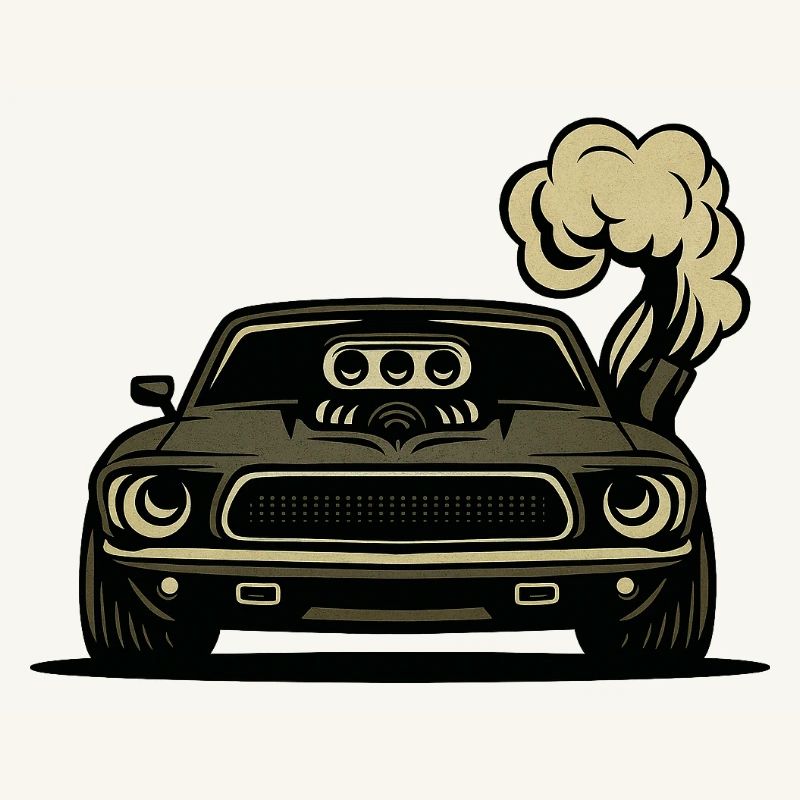 Wütendes Auto