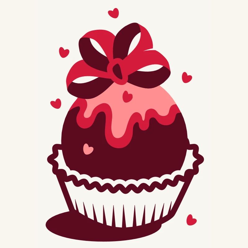 A small dotted heart