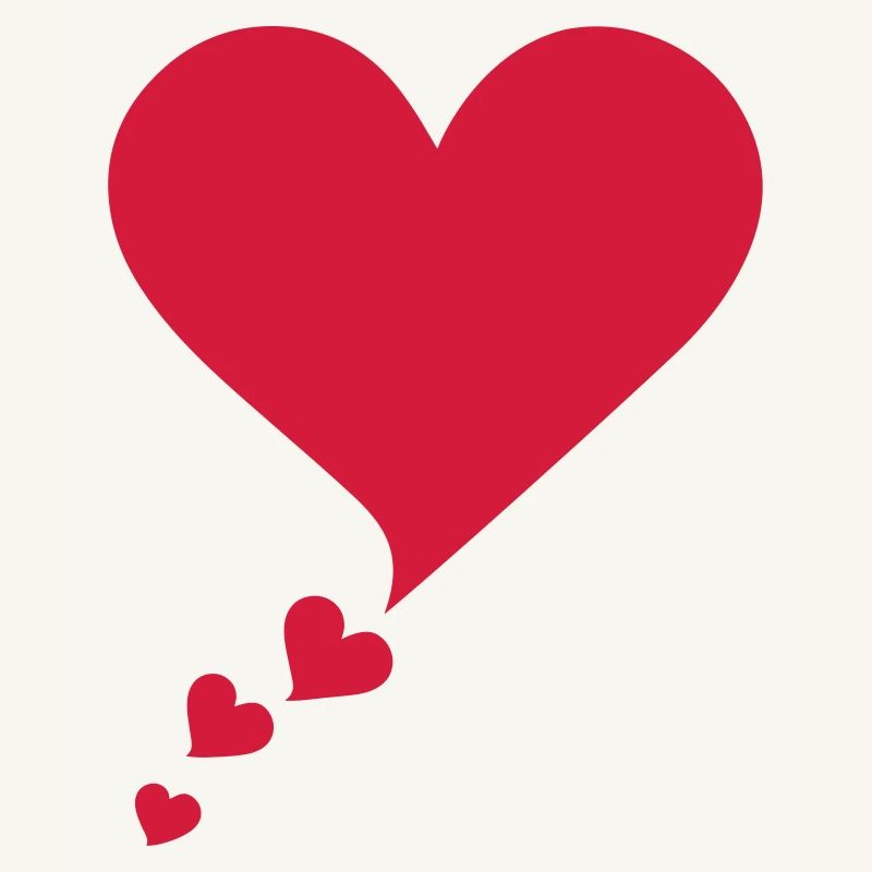 Text bubble hearts, comic bubble, speech bubble,