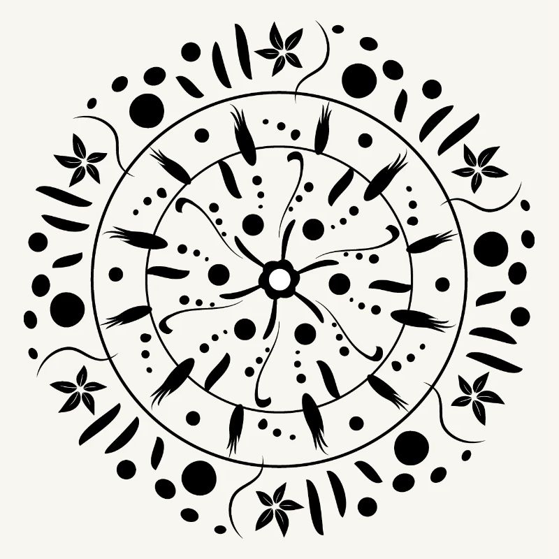 Grain Circle Pattern Gift Idea